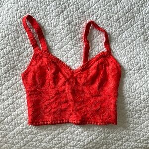 Lace crop top